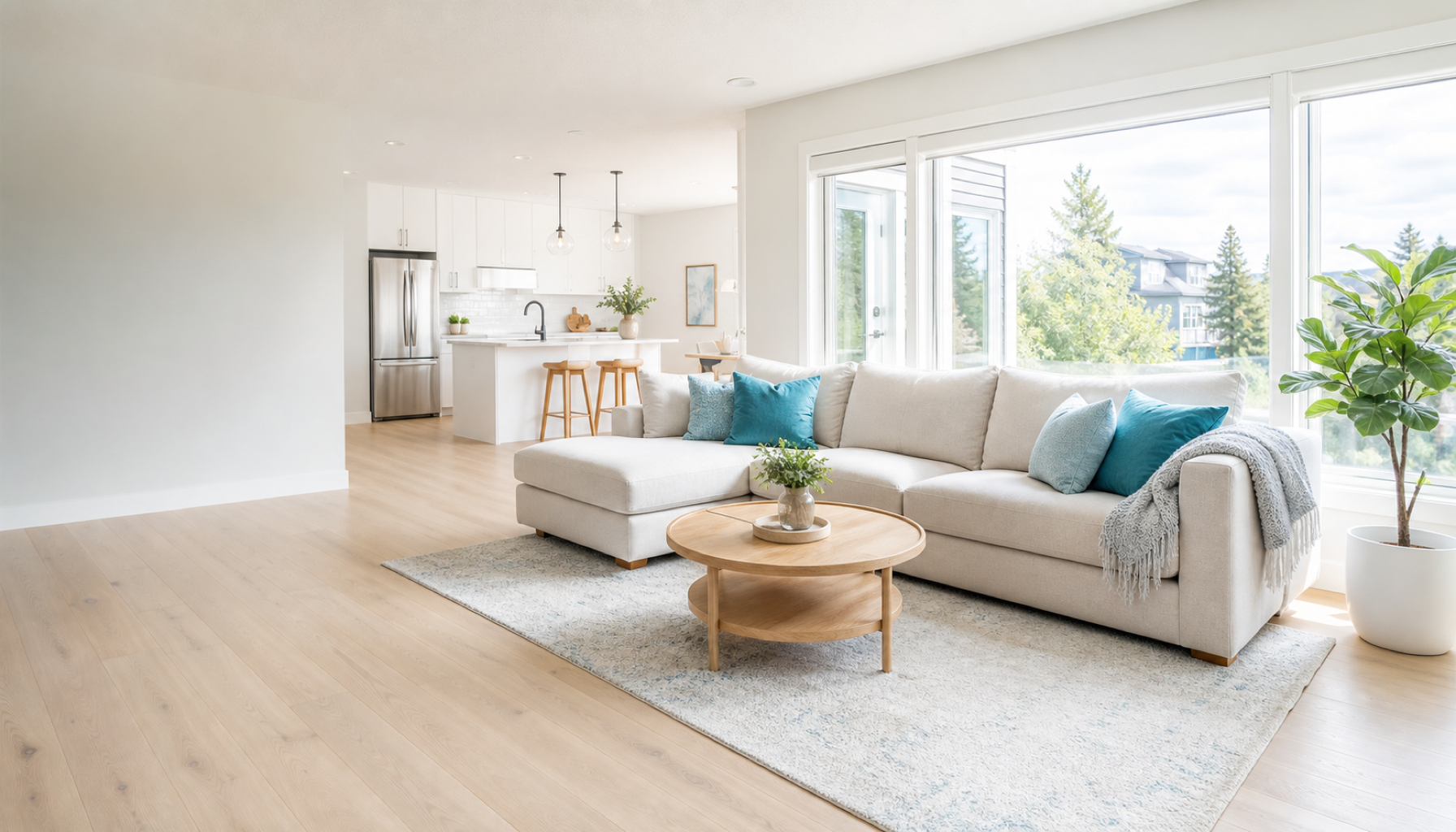 Bright Edmonton living room